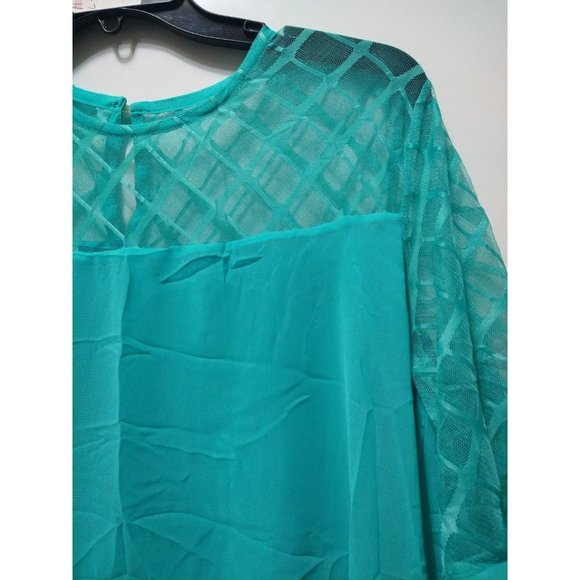 Layered Round Neck Chiffon Dress Size Large - Picture 10 of 10